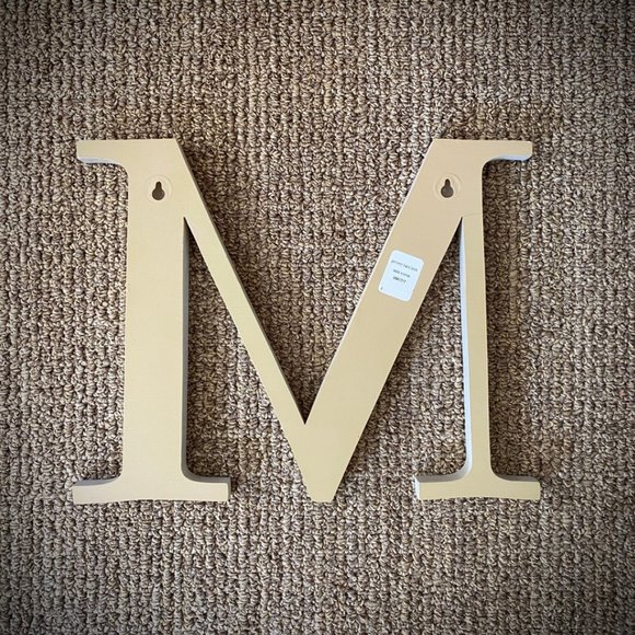 Pottery Barn Kids Resin Initial Letter "M" - Picture 2 of 5